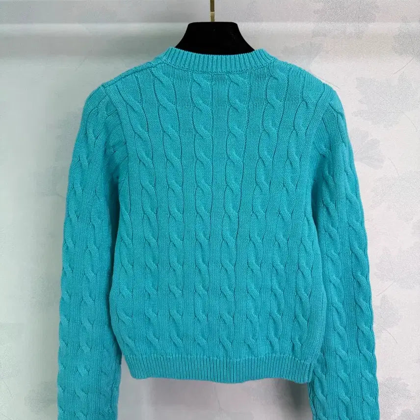 [BUNJANG] Loewe Cable Knit Cardigan / Loew 케이블 니트 가디건