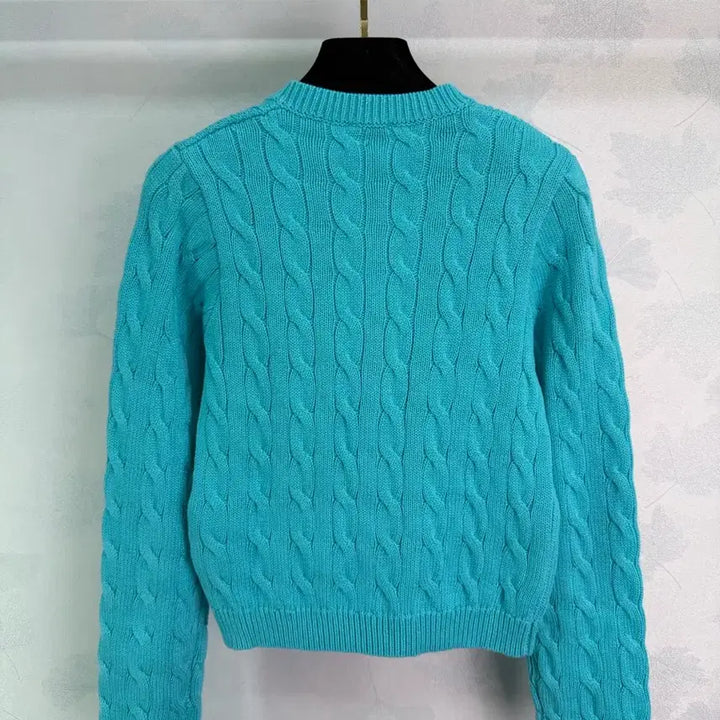 [BUNJANG] Loewe Cable Knit Cardigan / Loew 케이블 니트 가디건