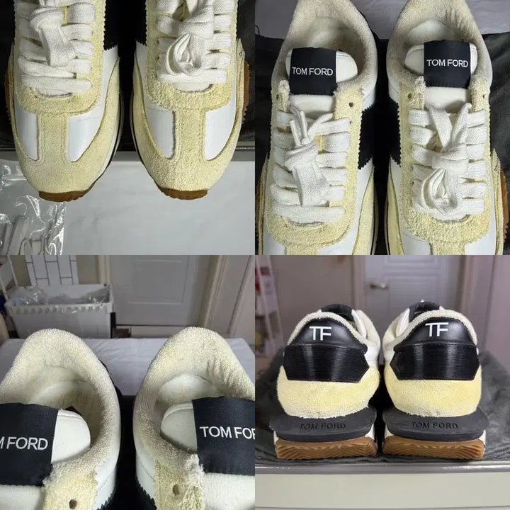 [BUNJANG] Tom Ford James Sneakers / { 7.5 / 풀구성 } 톰포드 스웨이드 친환경 소재 제임스 스니커즈