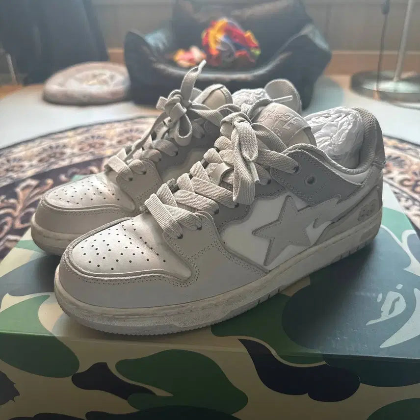 [BUNJANG] Bape SK8 STA Dior Style Sneakers / 베이프스타93 SK8 STA 디올맛 260