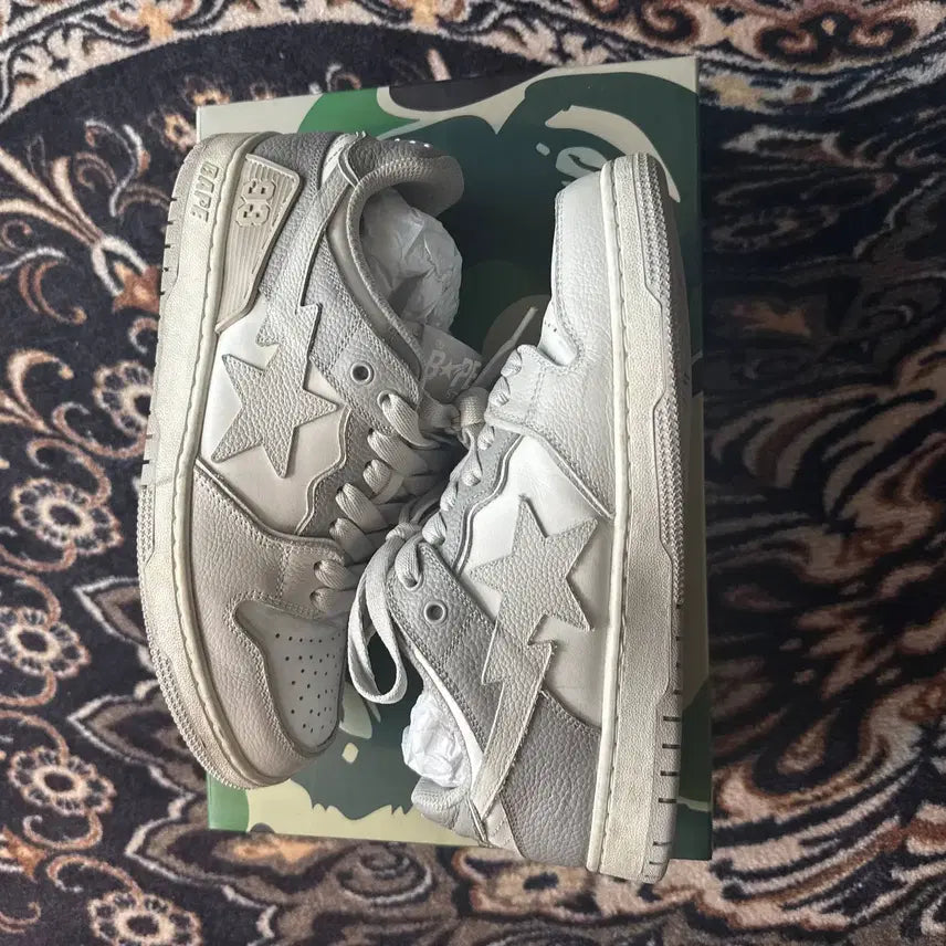 [BUNJANG] Bape SK8 STA Dior Style Sneakers / 베이프스타93 SK8 STA 디올맛 260