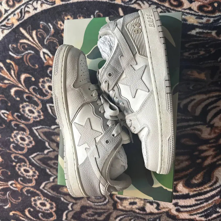 [BUNJANG] Bape SK8 STA Dior Style Sneakers / 베이프스타93 SK8 STA 디올맛 260