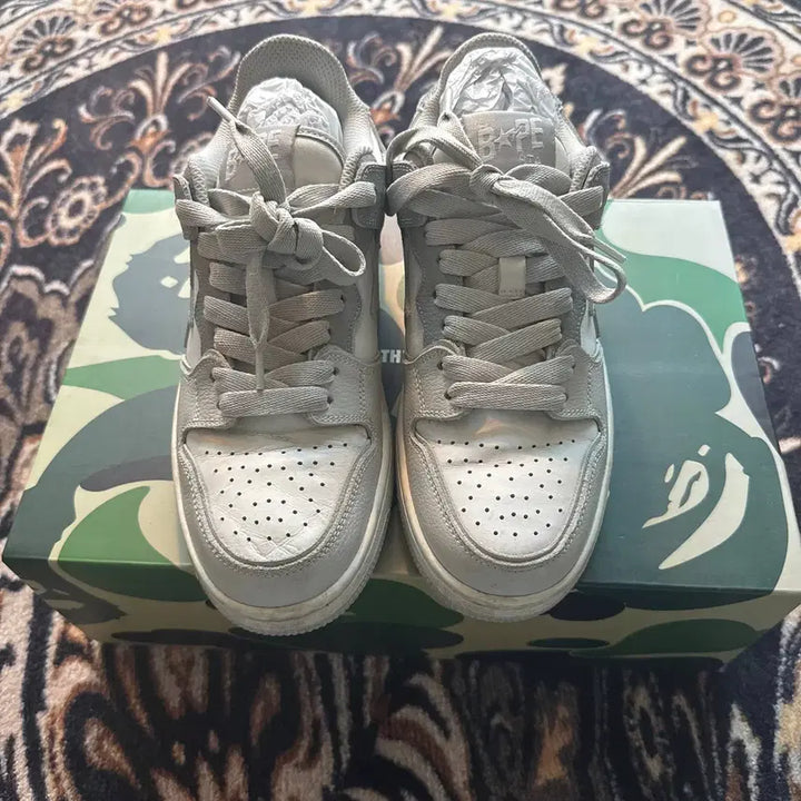 [BUNJANG] Bape SK8 STA Dior Style Sneakers / 베이프스타93 SK8 STA 디올맛 260