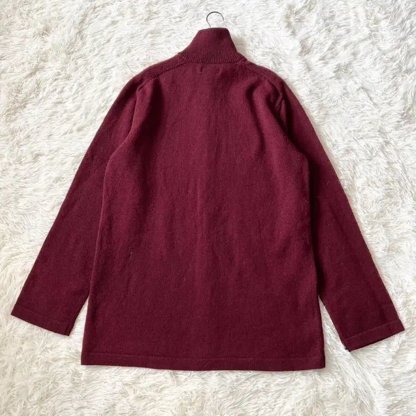 [BUNJANG] Yohji Yamamoto POUR HOMME Wool High Neck Knit Zip Jacket / 요지야마모토 POUR HOMME 울100% 하이넥 니트 집업 자켓