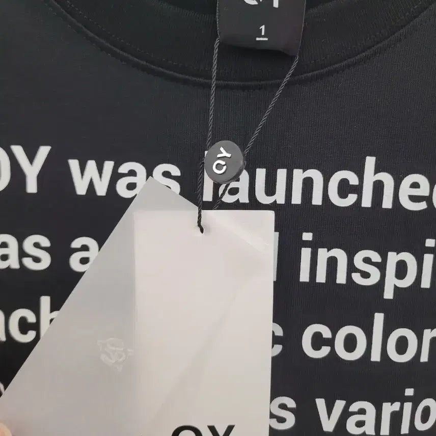 [BUNJANG] OY Black Printed T-shirt / OY 오와이 블랙 프린팅 반팔 티셔츠 1사이즈 택달린 새제품