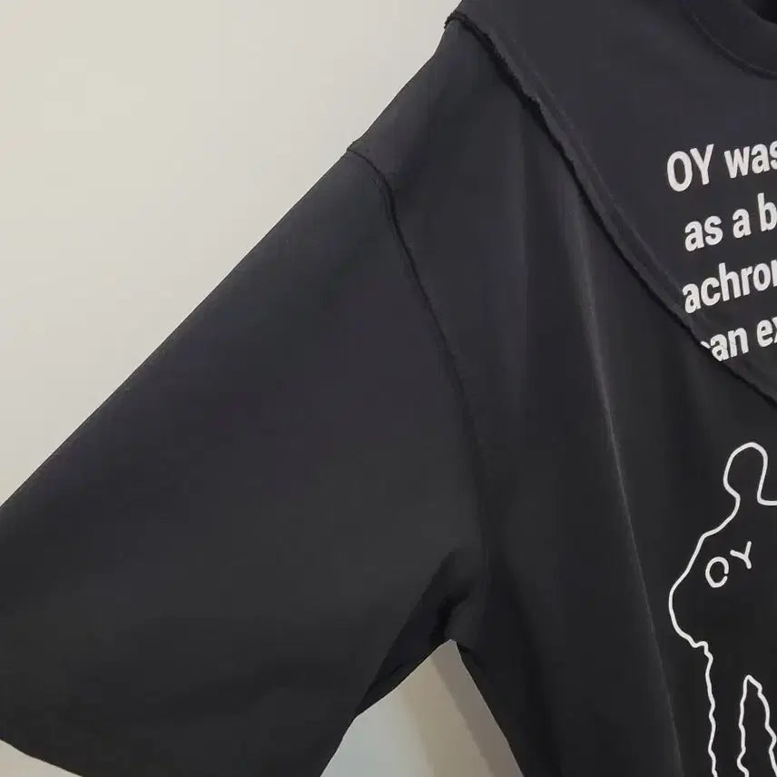 [BUNJANG] OY Black Printed T-shirt / OY 오와이 블랙 프린팅 반팔 티셔츠 1사이즈 택달린 새제품