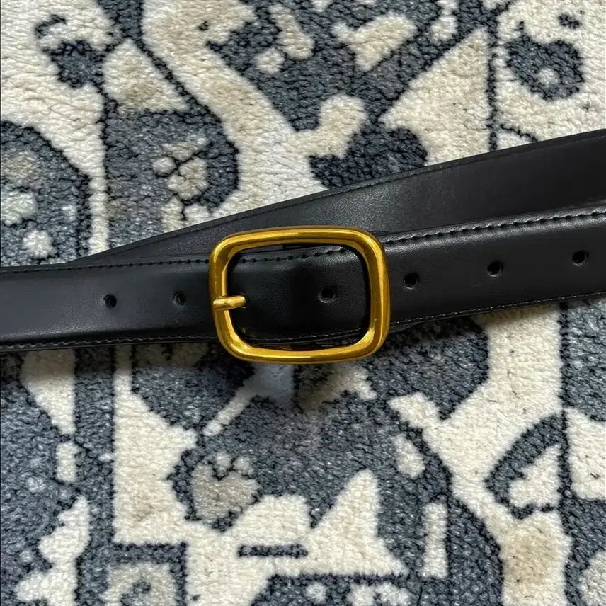 [BUNJANG] Unisex Leather Belt / (재입고) 프리미엄 브라스 버클 소가죽 벨트