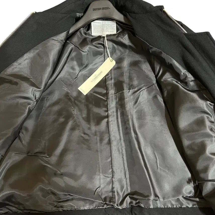 [BUNJANG] Uniform Bridge Wool Single Blouson Jacket Black M / 새상품)유니폼브릿지 울 싱글 블루종 자켓 블랙 M