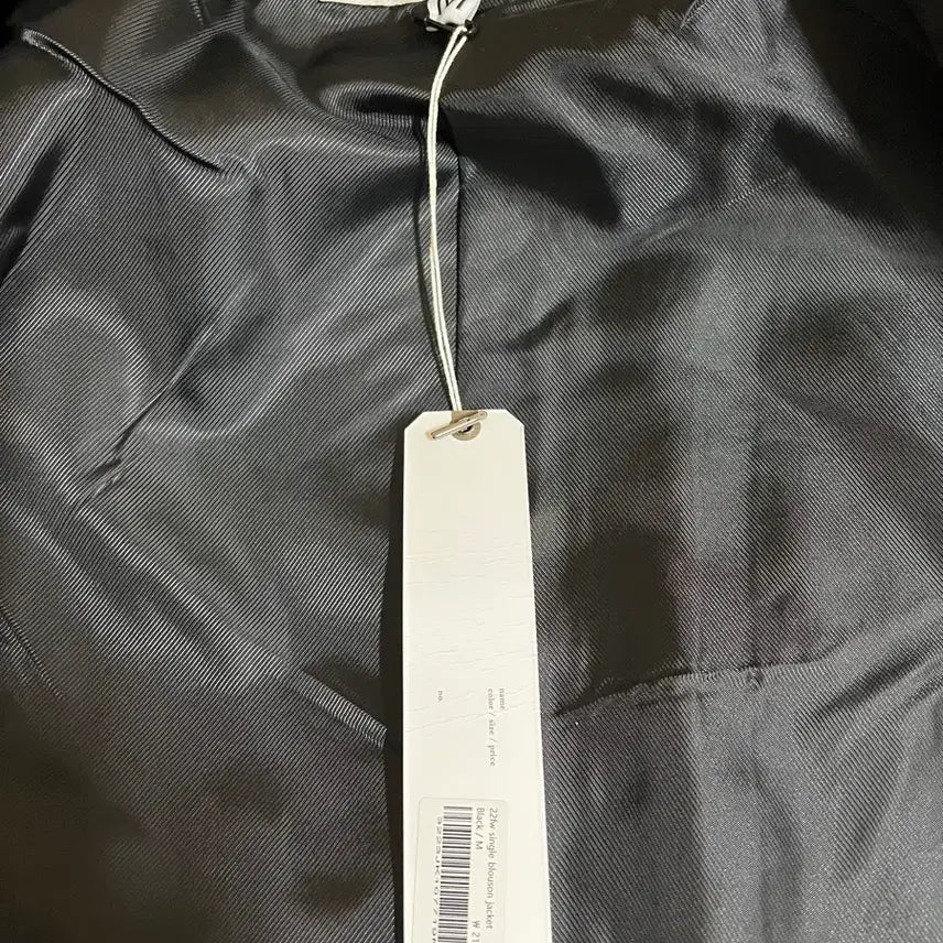 [BUNJANG] Uniform Bridge Wool Single Blouson Jacket Black M / 새상품)유니폼브릿지 울 싱글 블루종 자켓 블랙 M