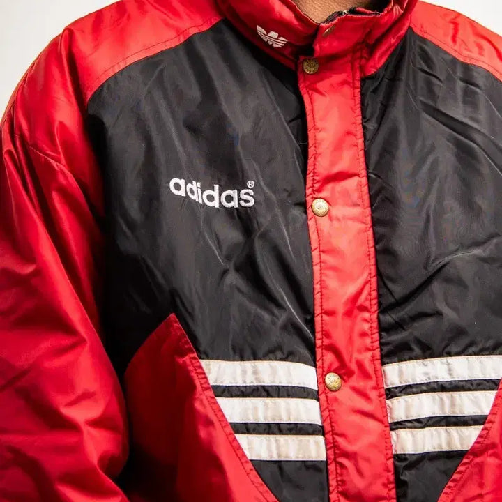 [BUNJANG] Adidas Old School Windbreaker Jacket (L) / 90's 아디다스 올드스쿨 바람막이 점퍼 L 희귀