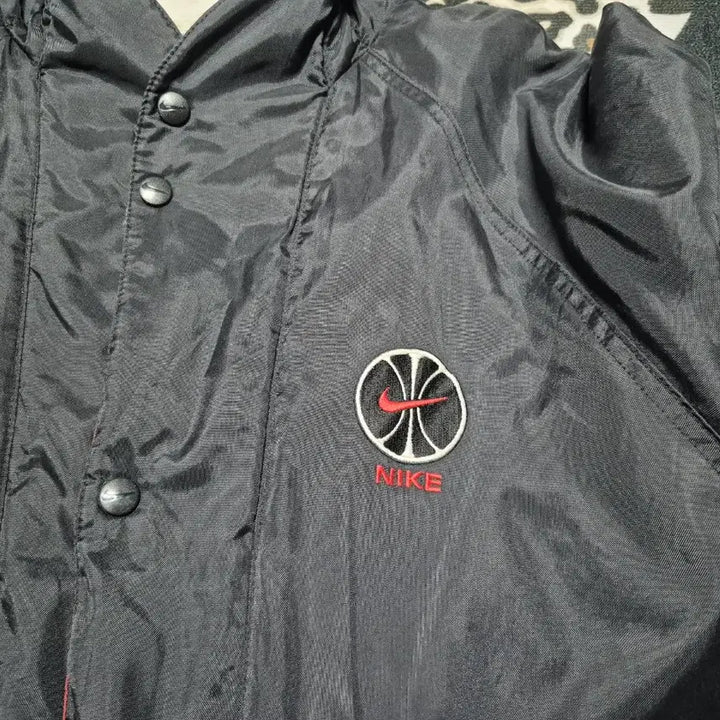 [BUNJANG] Nike 90's Basketball Bench Coat / 90's 나이키 올드스쿨 베스킷볼 벤치 코트 파카 XL