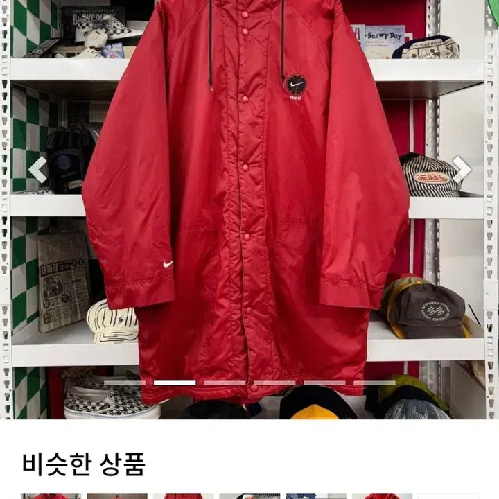 [BUNJANG] Nike 90's Basketball Bench Coat / 90's 나이키 올드스쿨 베스킷볼 벤치 코트 파카 XL