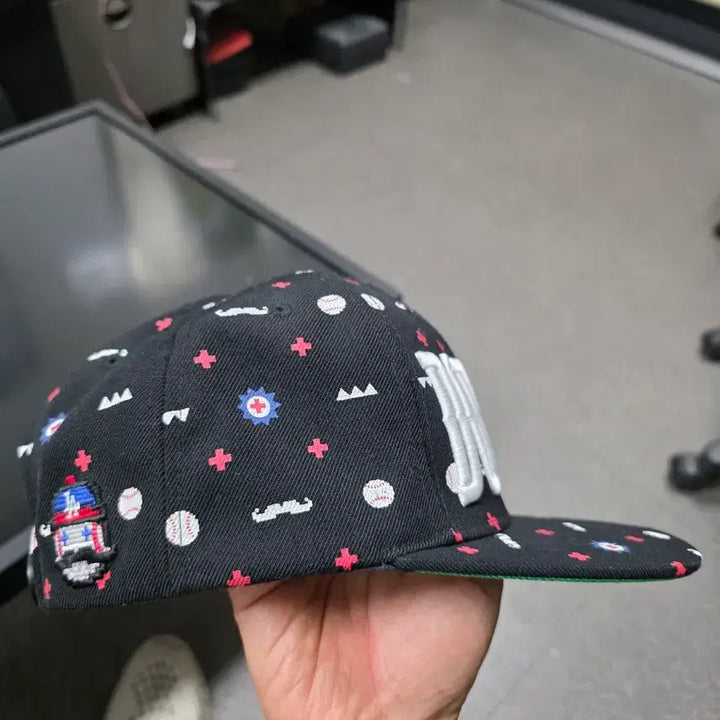 [BUNJANG] MLB LA Dodgers Pattern Snapback Cap / MLB LA 다저스 패턴 스냅백