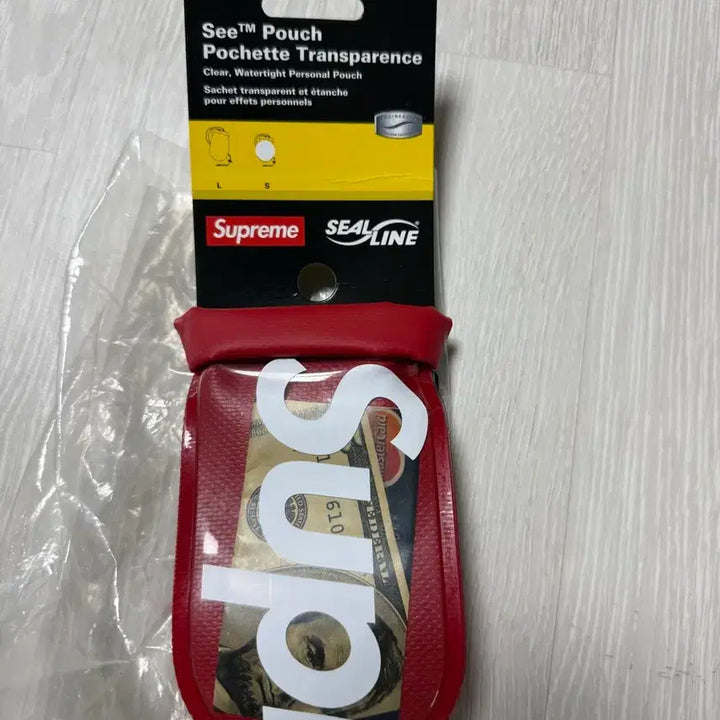 [BUNJANG] Supreme C-Line Waterproof Pouch Red / 슈프림 씨라인 방수 파우치 레드