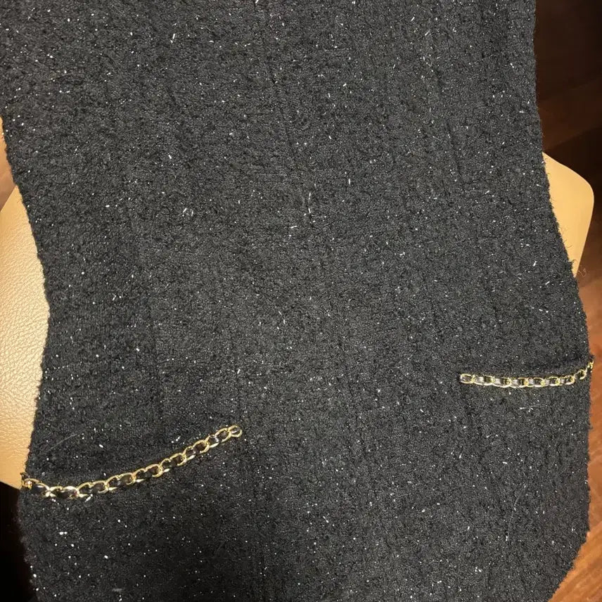 [BUNJANG] The Row Chain-Trim Tweed Vest Skirt / 더로랑 체인트위드 베스트 스커트 판매