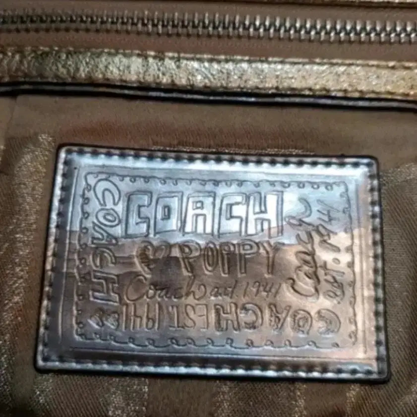 [BUNJANG] Coach Gold Hardware Mini Backpack / 코치 금장 미니 백팩