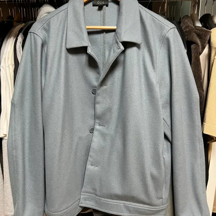 [BUNJANG] Cos Short Wool Jacket - Air Force Blue / Cos 숏울자켓 에어포스 블루 판매합니다