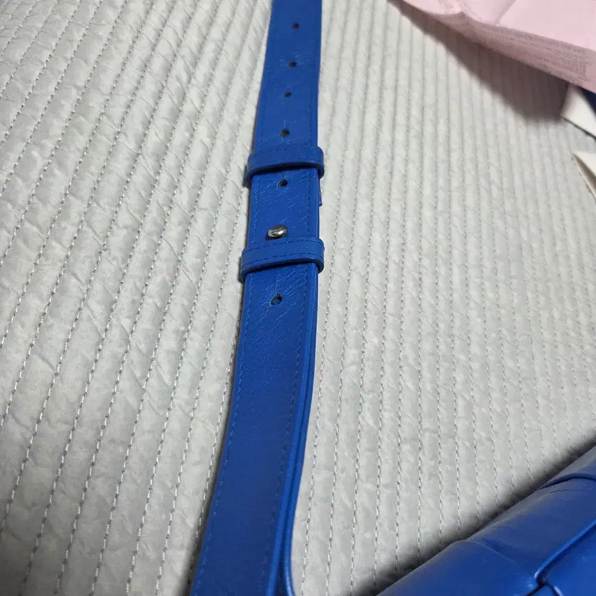 [BUNJANG] Bottega Veneta Cassette Bag / 보테가베네타 레더 카세트백 블루