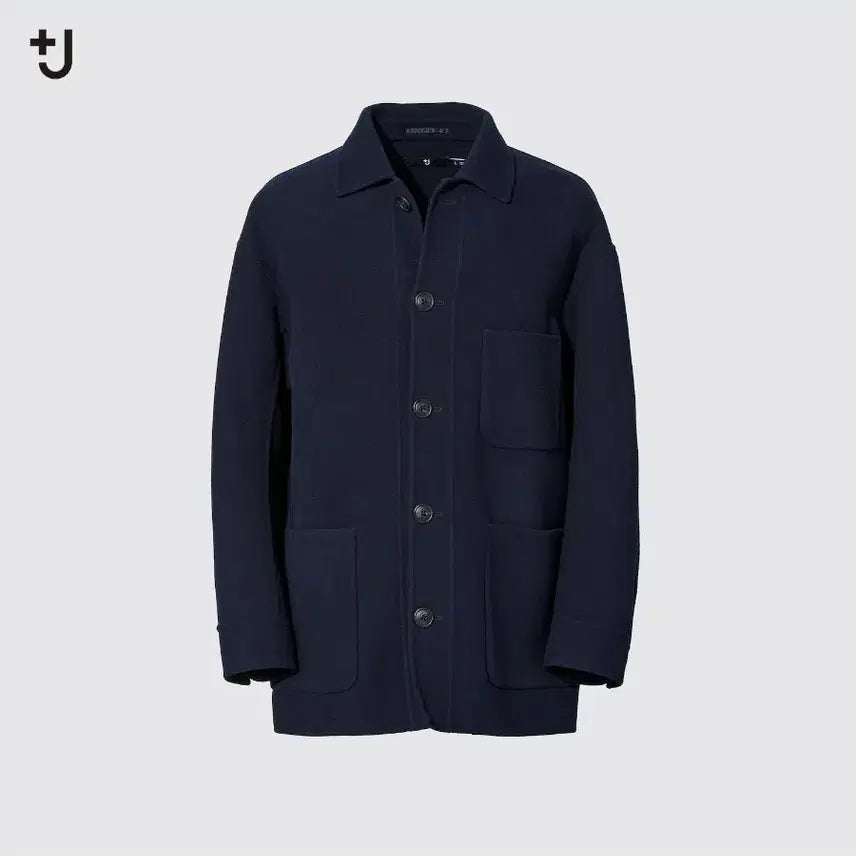 [SOLD OUT] [새상품] 유니클로+J 질샌더 울 블렌드 오버사이즈 셔츠재킷 XXL 네이