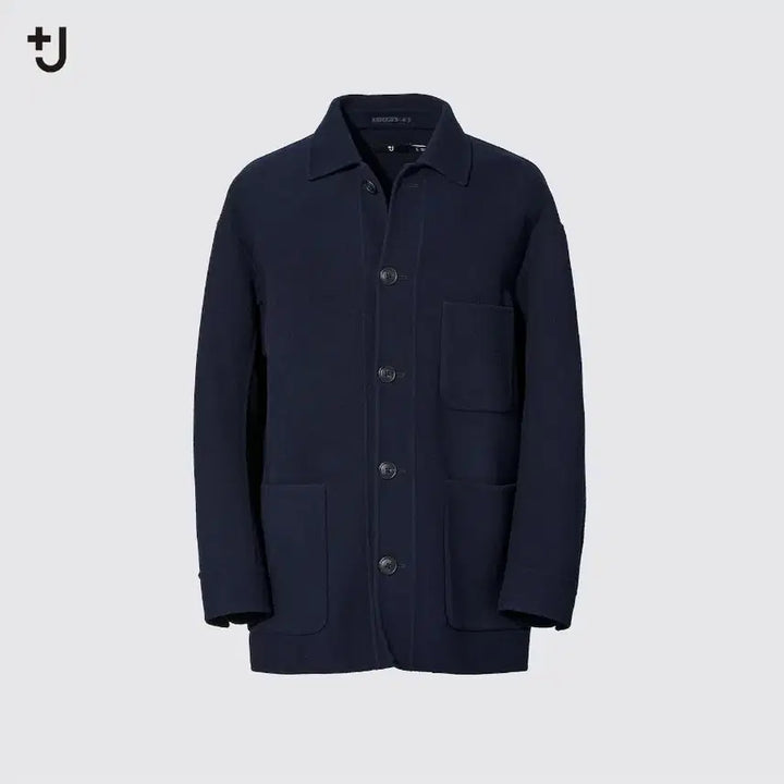 [SOLD OUT] [새상품] 유니클로+J 질샌더 울 블렌드 오버사이즈 셔츠재킷 XXL 네이