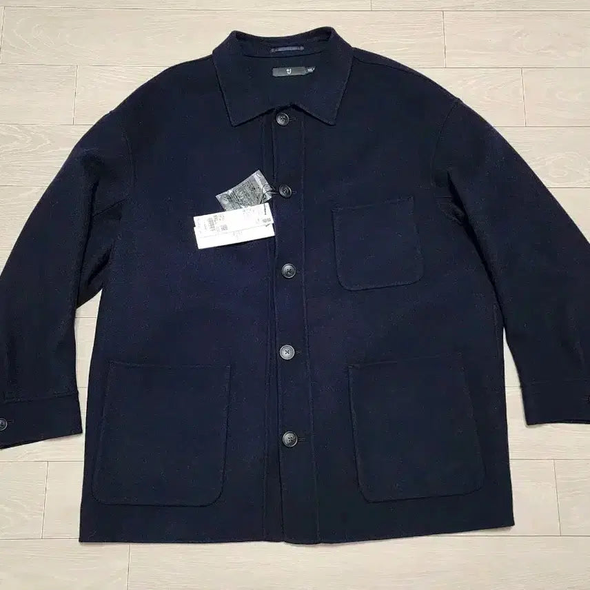 [SOLD OUT] [새상품] 유니클로+J 질샌더 울 블렌드 오버사이즈 셔츠재킷 XXL 네이