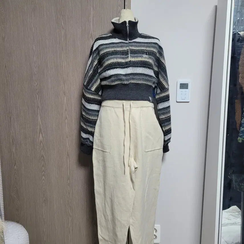 [BUNJANG] Coquette Striped Crop Knit Top / 주말특가!!  상태굿 코케트 스트라이프 크롭 니트