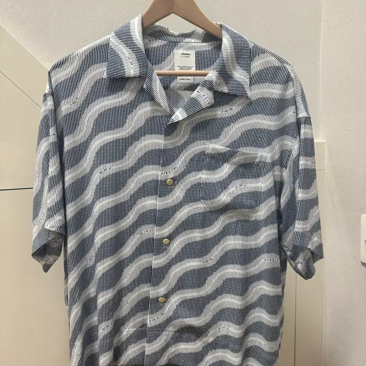 [BUNJANG] Visvim 25SS Copa Shirt Short Sleeve Navy / visvim 비즈빔 25SS COPA SHIRT S/S 네이비