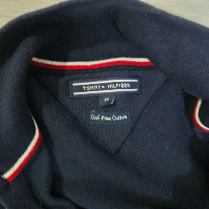 [BUNJANG] Tommy Hilfiger Navy Zip-up Knit (Size M) / >급처< 타미힐피거 집업니트_네이비색_M사이즈