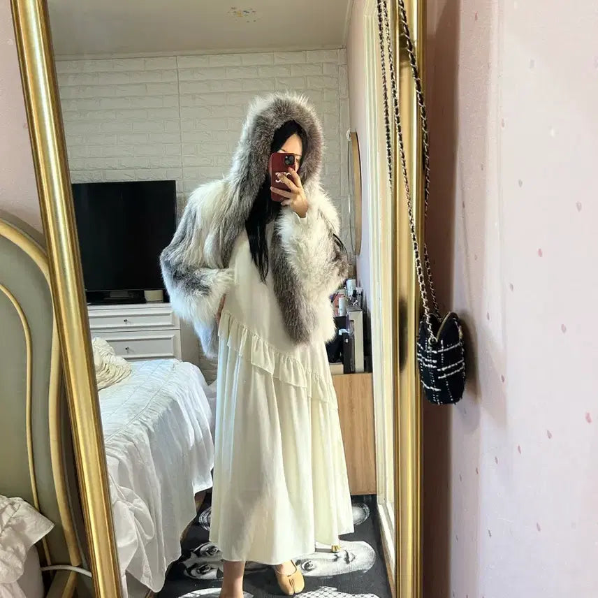 [BUNJANG] Frill Long Dress / 프릴롱원피스