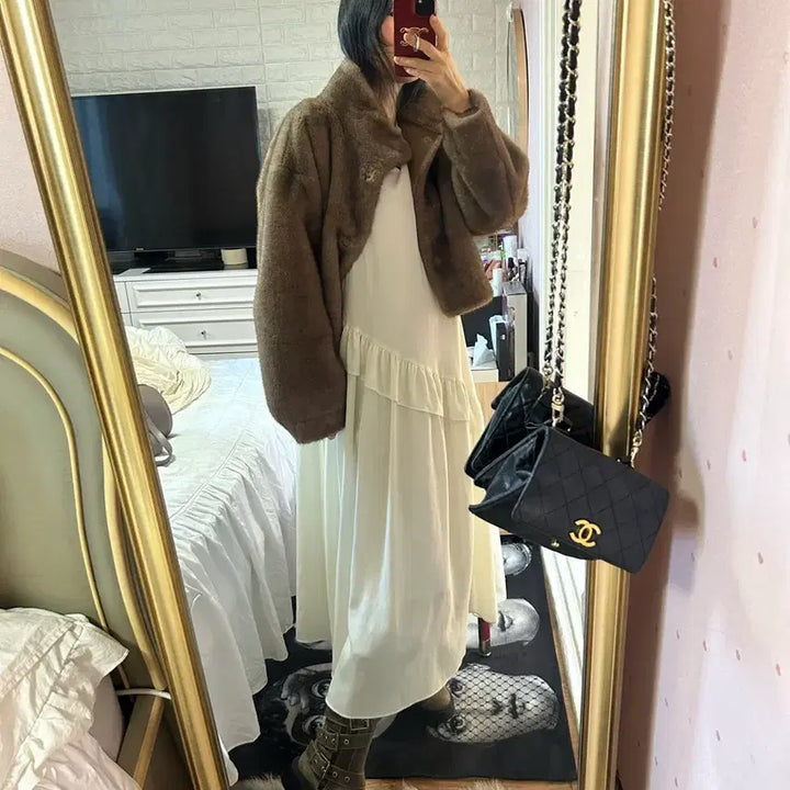 [BUNJANG] Frill Long Dress / 프릴롱원피스