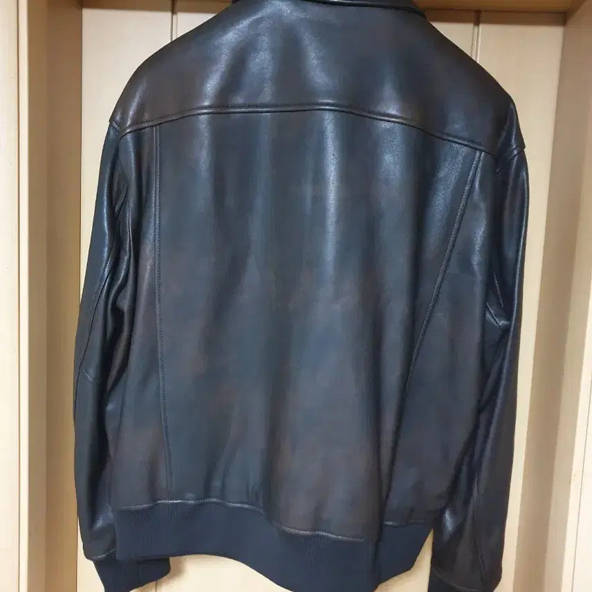 [BUNJANG] Jill Stuart New York Blue Blouson Jacket (New) / 질스튜어트 뉴욕 양가죽 블루종 점퍼(새상품)