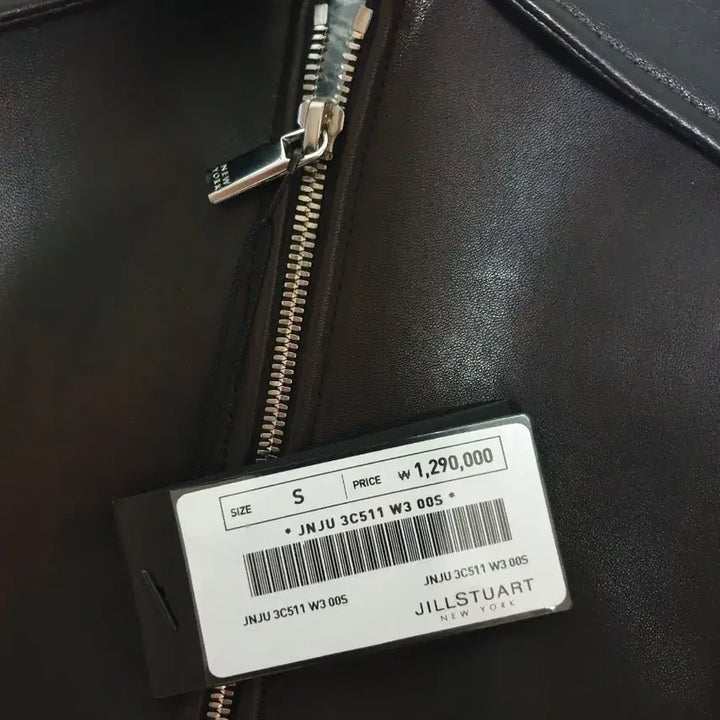 [BUNJANG] Jill Stuart New York Blue Blouson Jacket (New) / 질스튜어트 뉴욕 양가죽 블루종 점퍼(새상품)