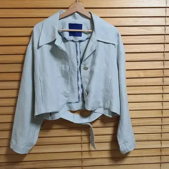[BUNJANG] THEILMA Belted Crop Jacket / 더일마 THEILMA 벨티드 크롭 자켓 프리 사이즈 정품