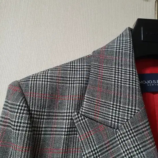 [BUNJANG] MojoSphin Check Double Jacket / 모조에스핀 체크 더블 자켓 55사이즈 정품