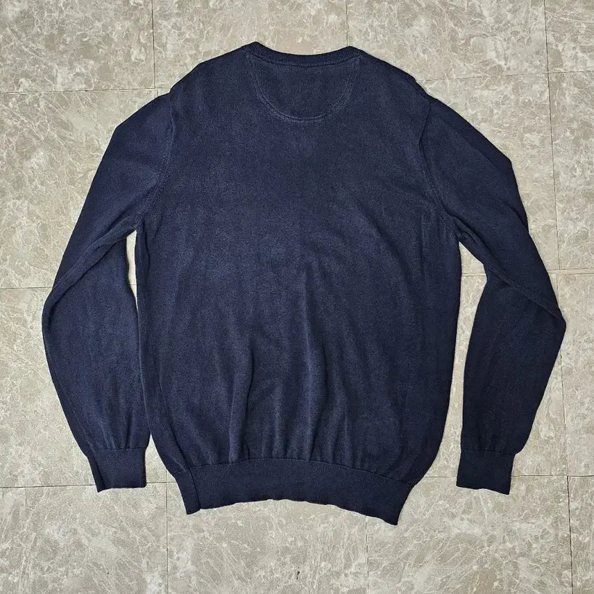 [BUNJANG] Lacoste Men's V-Neck Knit Navy M / 라코스테 남성 V넥 니트 네이비 M