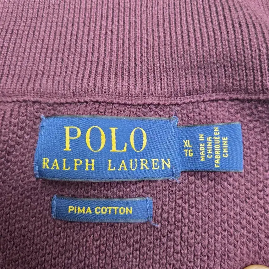 [BUNJANG] XL Polo Half-Zip / 폴로 반집업 XL