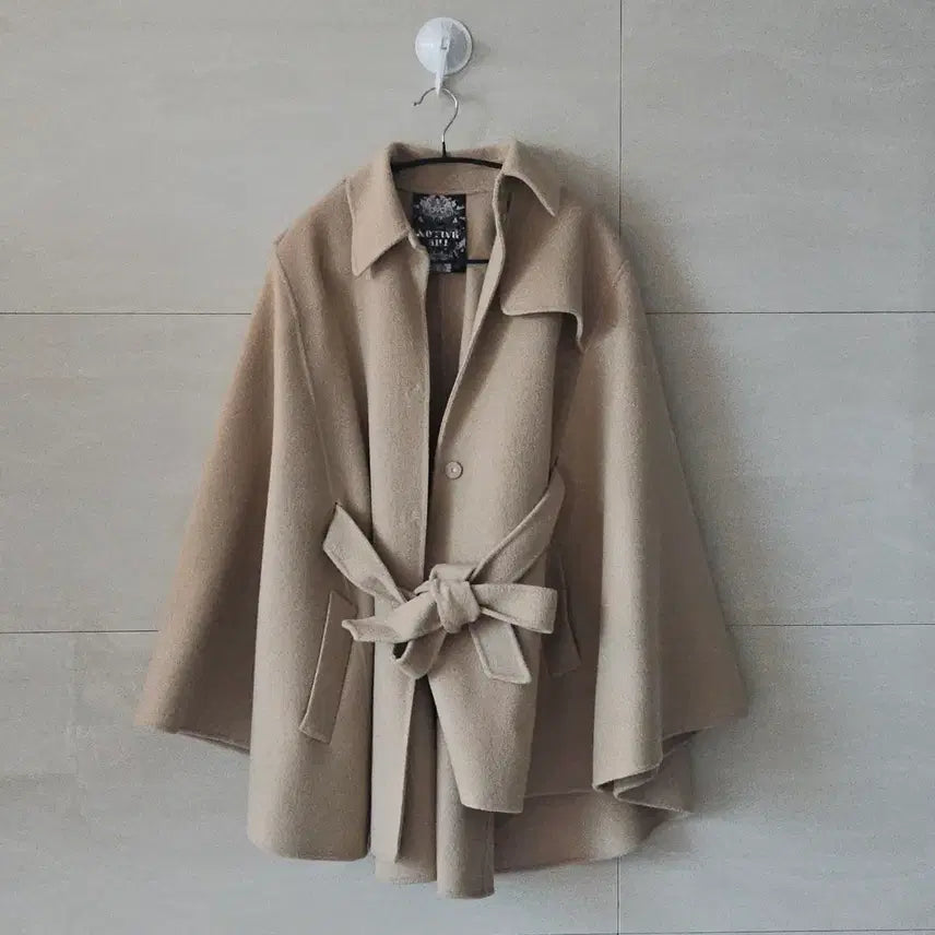 [BUNJANG] The Ballon Wool 100% Cape Coat / 더발론 울100 케이프코트