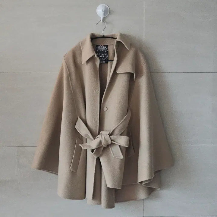 [BUNJANG] The Ballon Wool 100% Cape Coat / 더발론 울100 케이프코트