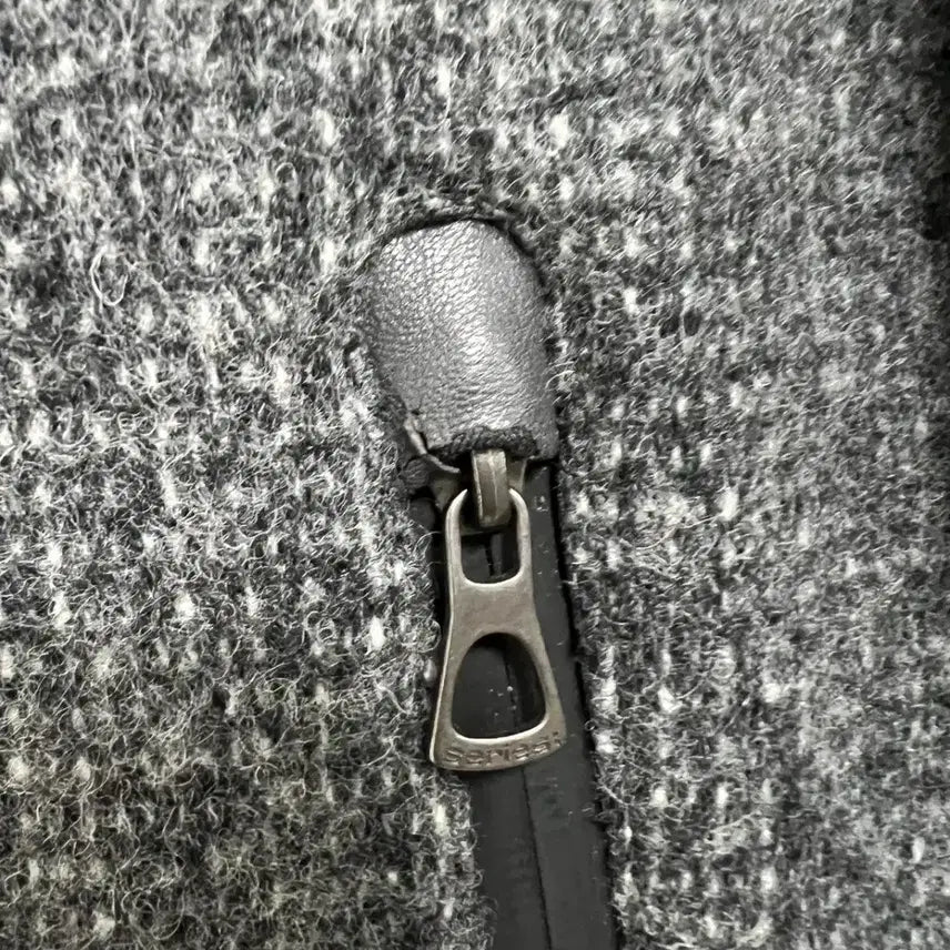 [BUNJANG] Series Men's Gray Padded Wool Coat 105 / 시리즈 남성 그레이 울코트 패딩코트 105