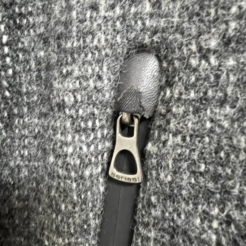 [BUNJANG] Series Men's Gray Padded Wool Coat 105 / 시리즈 남성 그레이 울코트 패딩코트 105