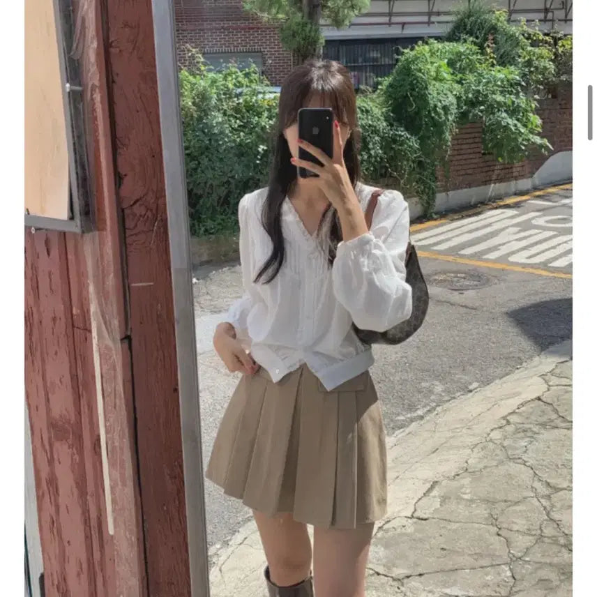 [BUNJANG] Obedon Poet Banding Blouse Shirt / 오브던 포엣밴딩 블라우스 셔츠