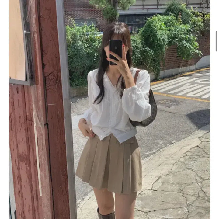 [BUNJANG] Obedon Poet Banding Blouse Shirt / 오브던 포엣밴딩 블라우스 셔츠