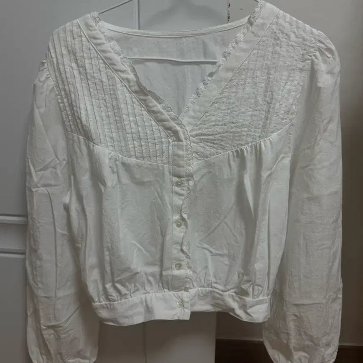 [BUNJANG] Obedon Poet Banding Blouse Shirt / 오브던 포엣밴딩 블라우스 셔츠
