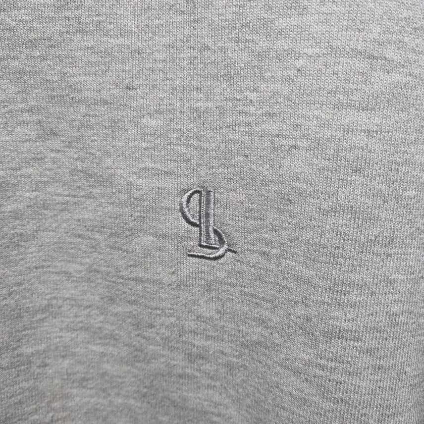 [BUNJANG] LaPORGISTORE Gray Collar Sweatshirt - Men's L / 라퍼지스토어 카라 맨투맨 남Lㅡ0122