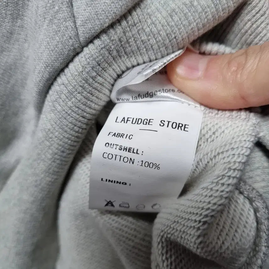 [BUNJANG] LaPORGISTORE Gray Collar Sweatshirt - Men's L / 라퍼지스토어 카라 맨투맨 남Lㅡ0122