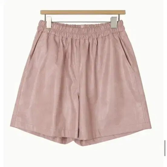 [BUNJANG] Uptownholic Pink Leather Shorts / 업타운홀릭 핑크 가죽 반바지