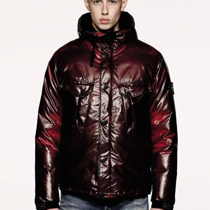 [BUNJANG] Stone Island White Badge Ice Padded Jacket 3XL / 스톤아일랜드 화이트와펜 아이스 패딩 3XL(105-110)