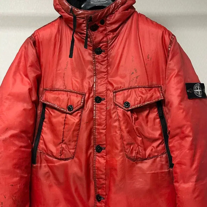 [SOLD OUT] 스톤아일랜드 화이트와펜 아이스패딩 3XL(105-110)