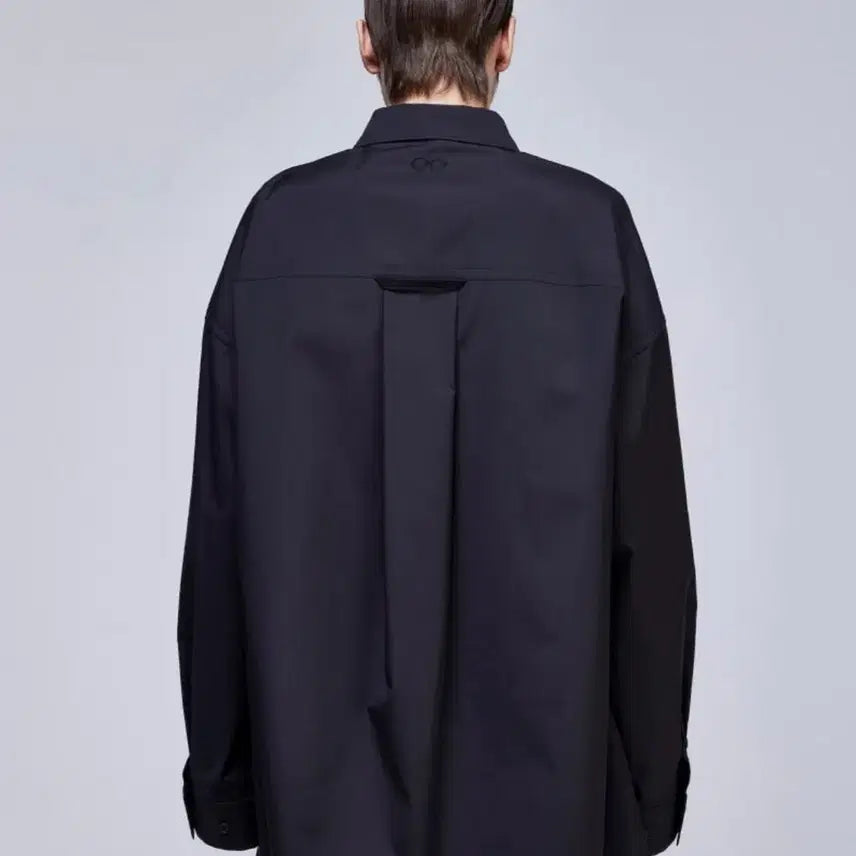 [BUNJANG] Songzio Collection Cocoon Volume Shirt Black (Size 48) / 송지오 컬렉션 코쿤 볼륨 셔츠 블랙 48사이즈 팝니다