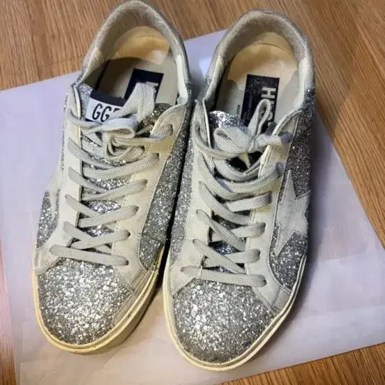 [BUNJANG] Golden Goose Superstar Glitter Sneakers 245-250 / 골든구스 슈퍼스타 글리터 스니커즈 245~250